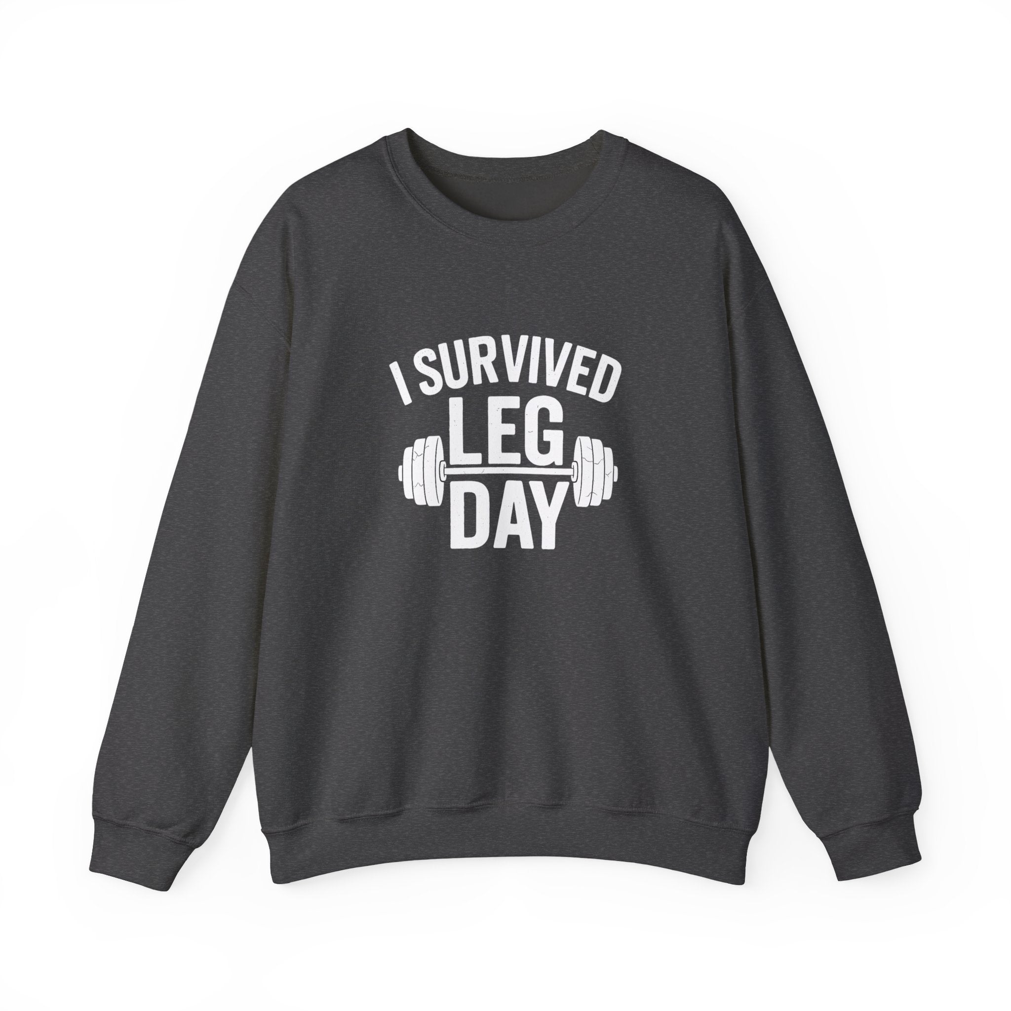 I Survived Leg Day Crewneck Sweatshirt