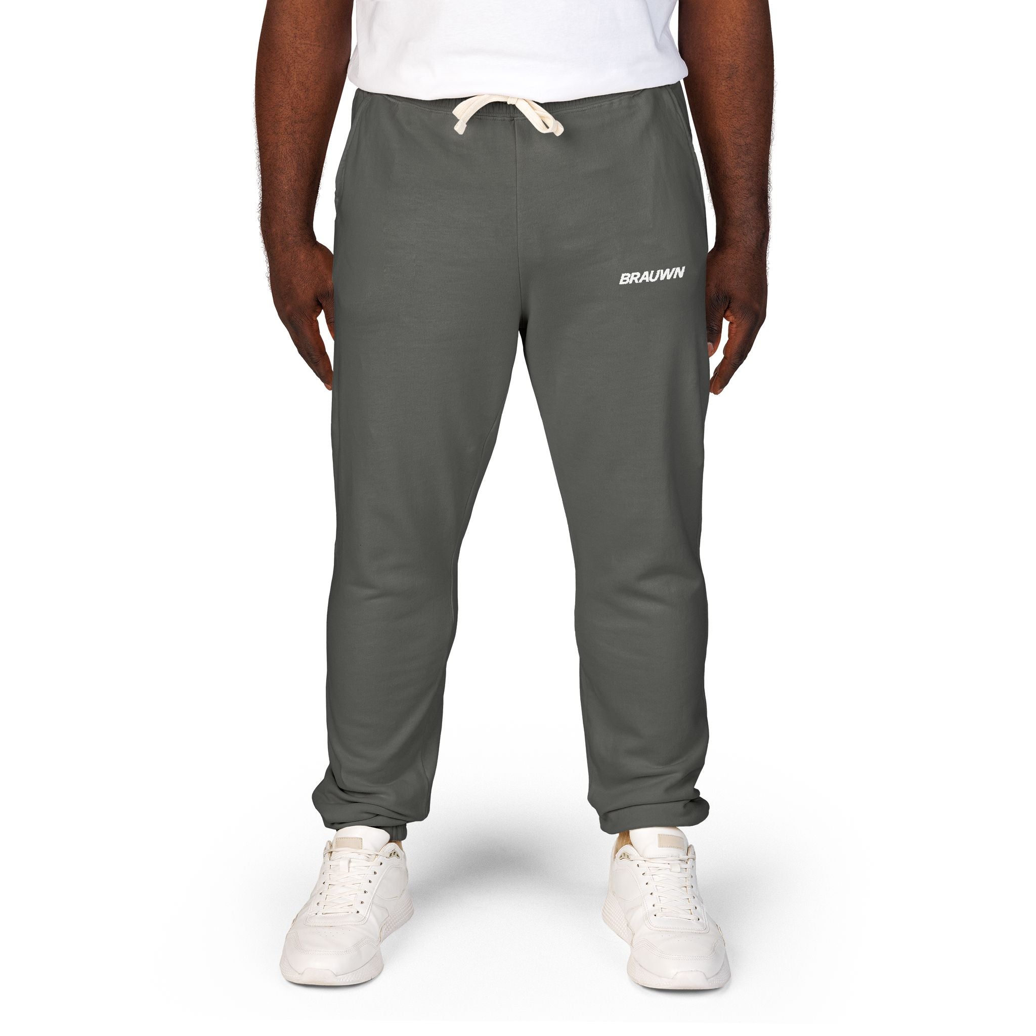 Brauwn Classic Garment-Dyed Fleece Sweatpants