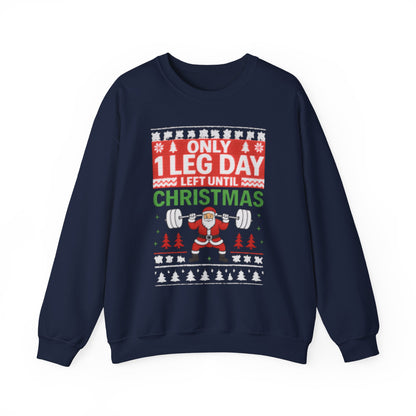 Leg Day Christmas Countdown Crewneck
