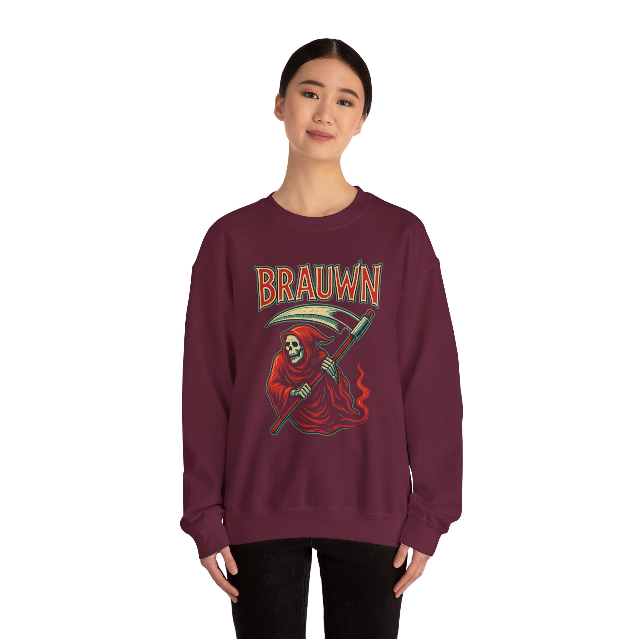 Brauwn Grim Reaper Crewneck