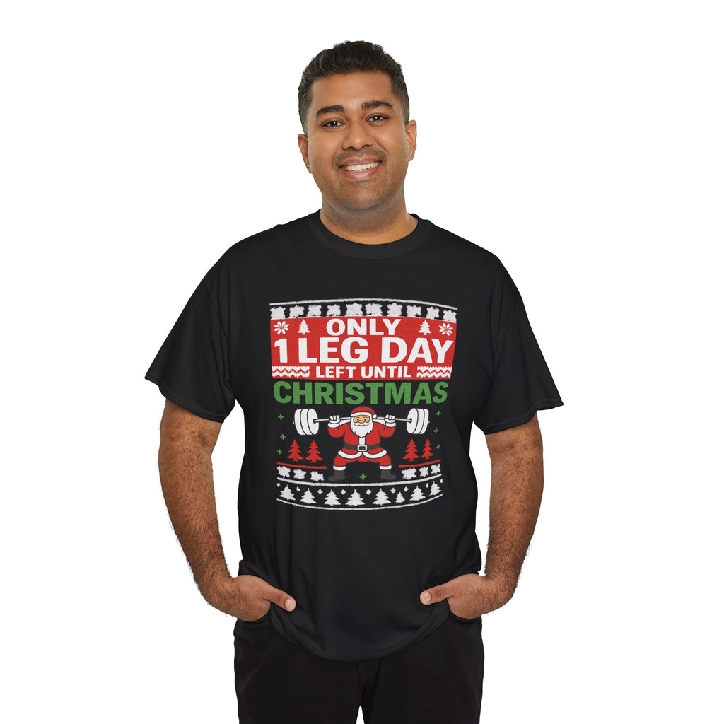 Leg Day Christmas Countdown Tee