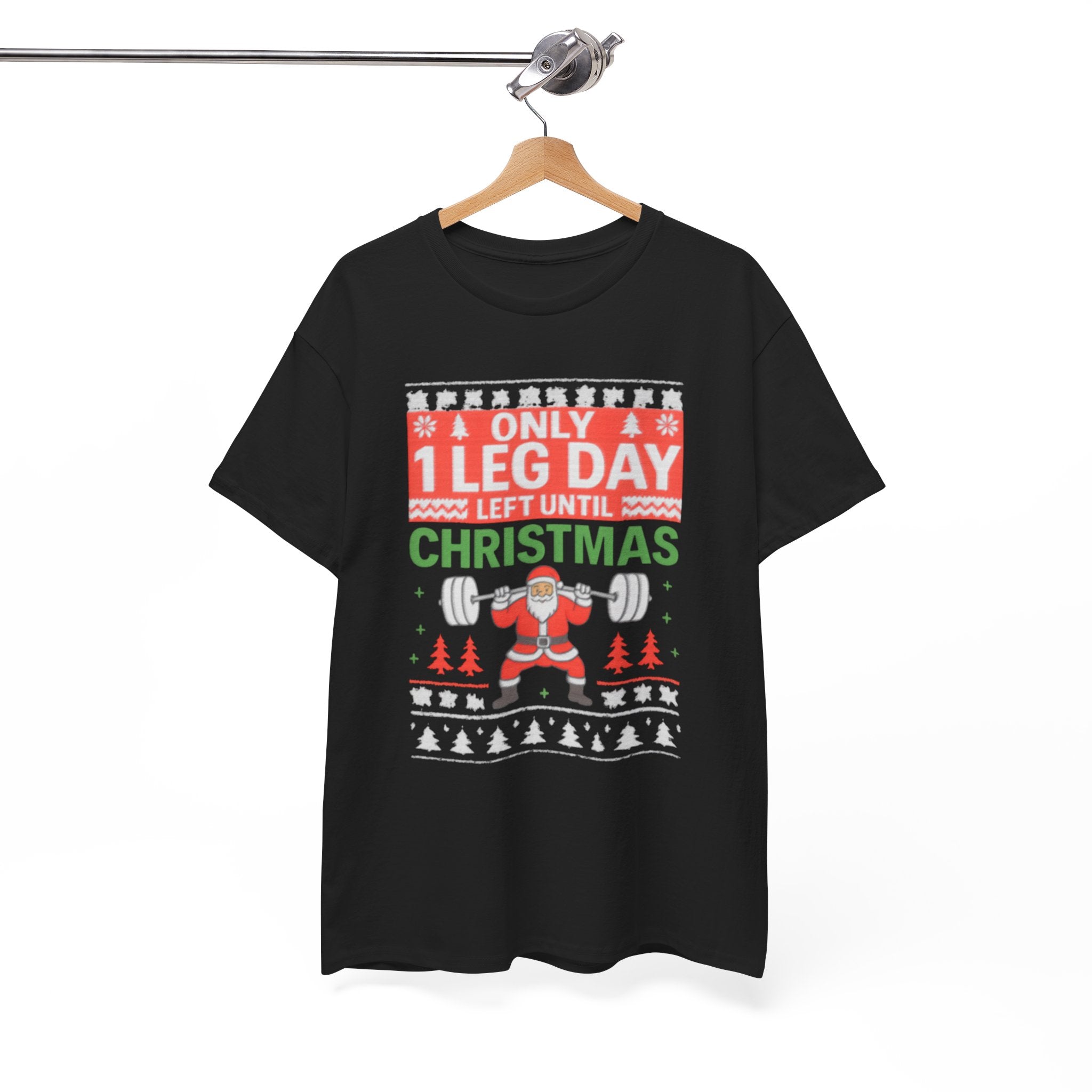 Leg Day Christmas Countdown Tee