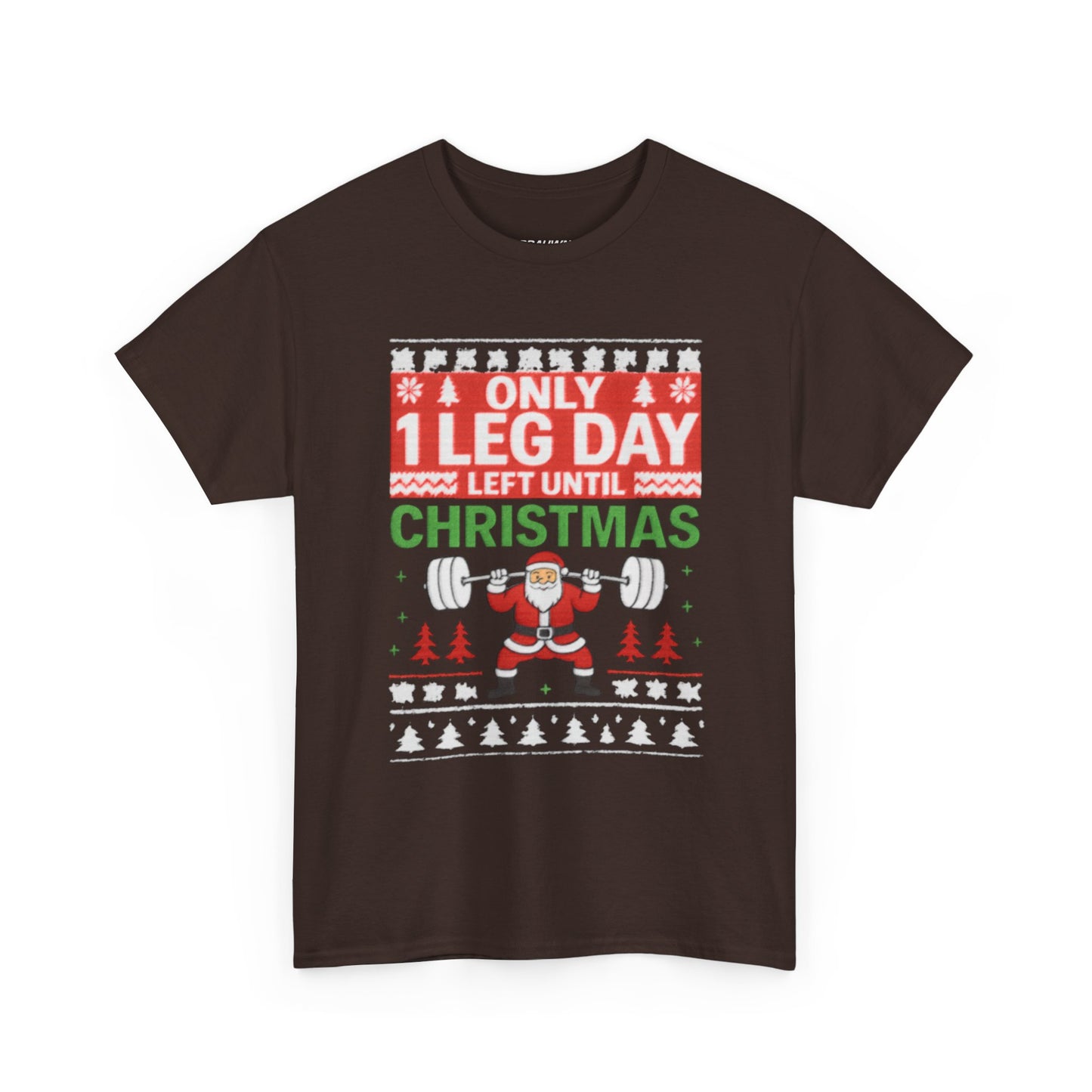 Leg Day Christmas Countdown Tee