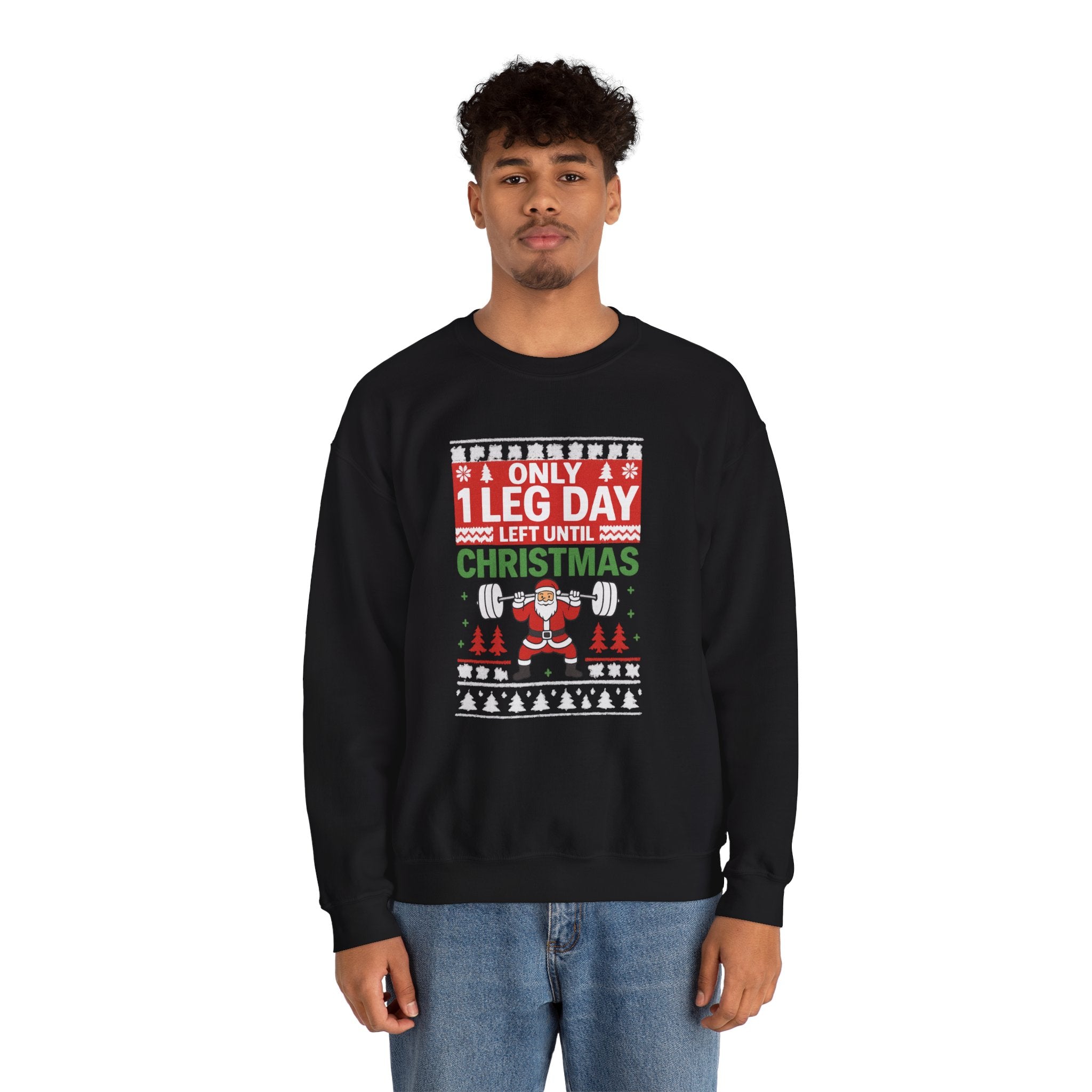 Leg Day Christmas Countdown Crewneck