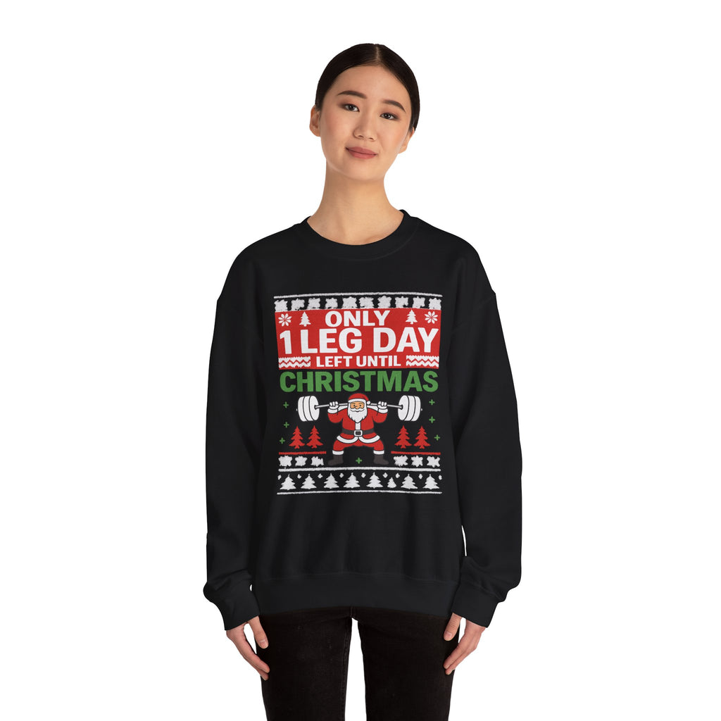 Leg Day Christmas Countdown Crewneck