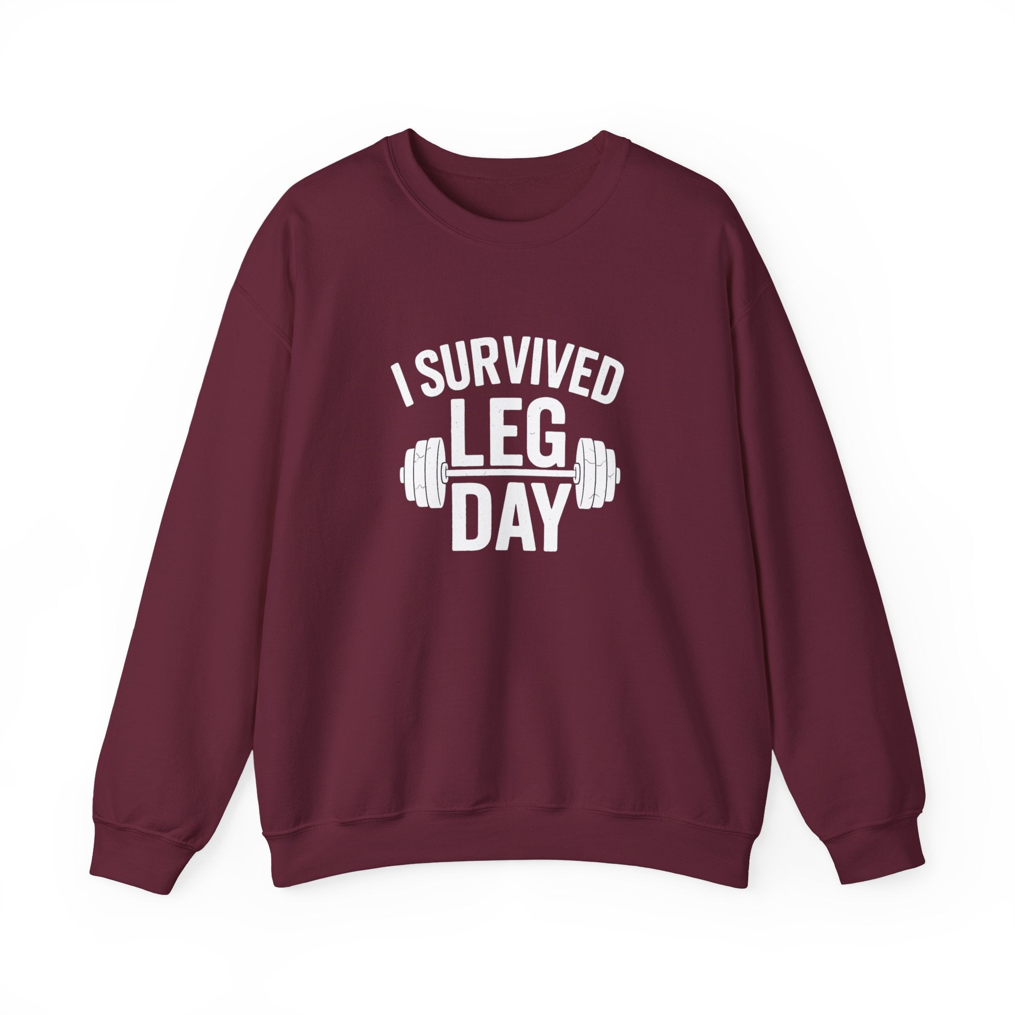 I Survived Leg Day Crewneck Sweatshirt