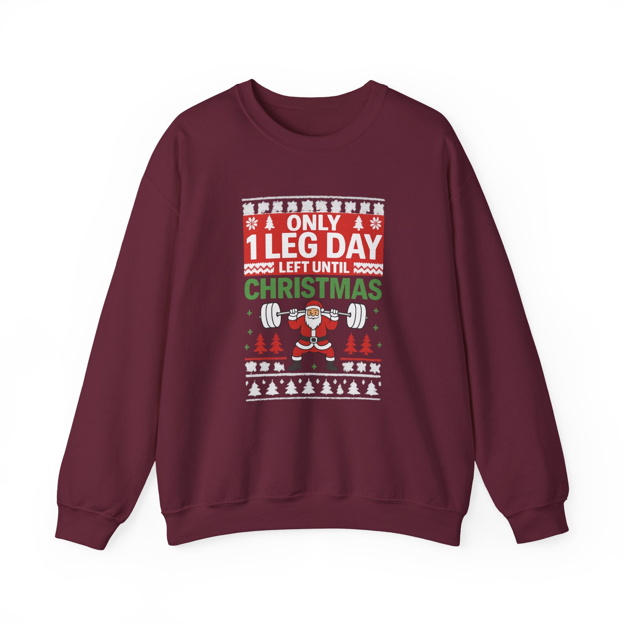 Leg Day Christmas Countdown Crewneck