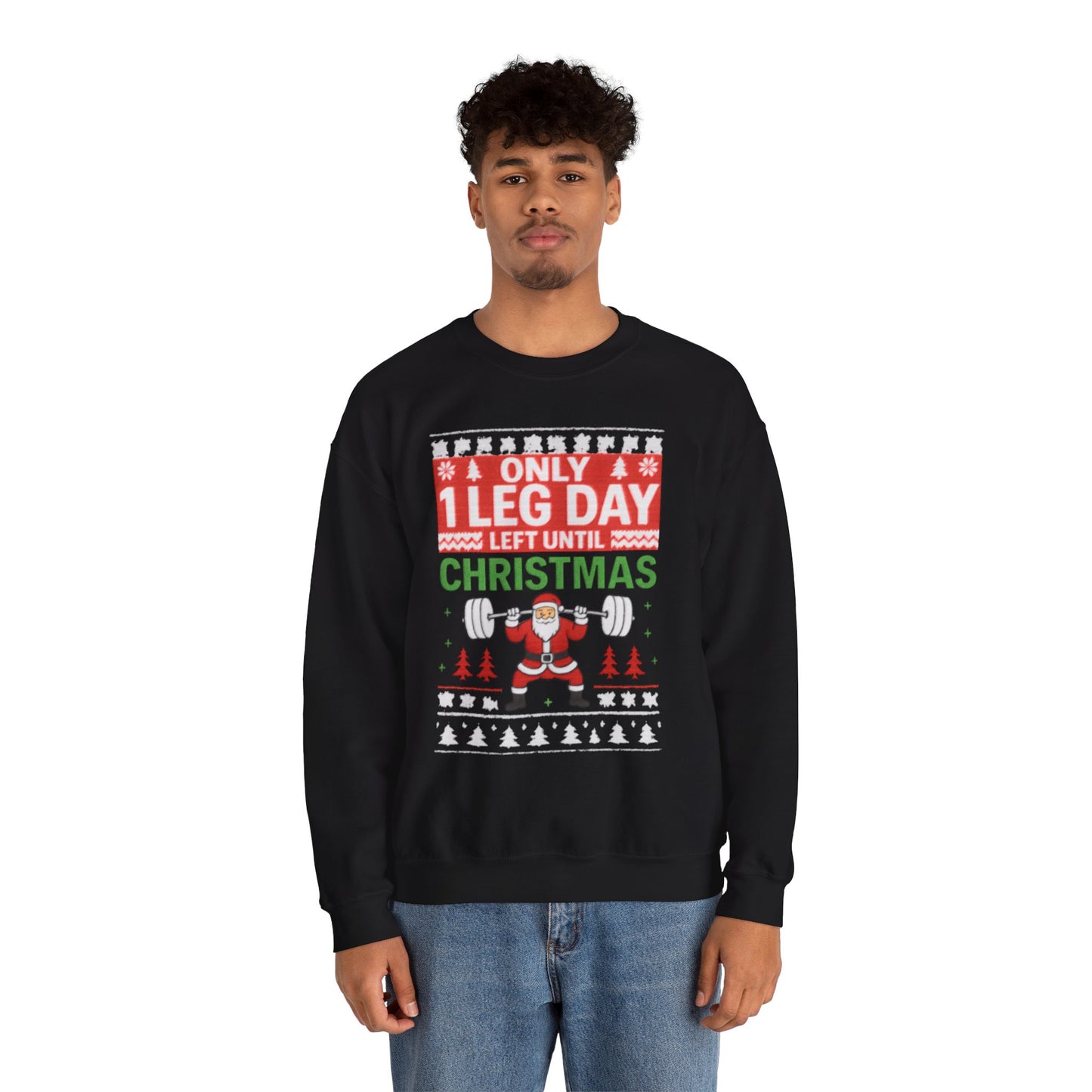 Leg Day Christmas Countdown Crewneck