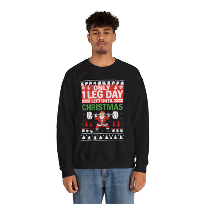 Leg Day Christmas Countdown Crewneck
