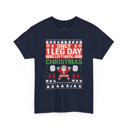 Leg Day Christmas Countdown Tee