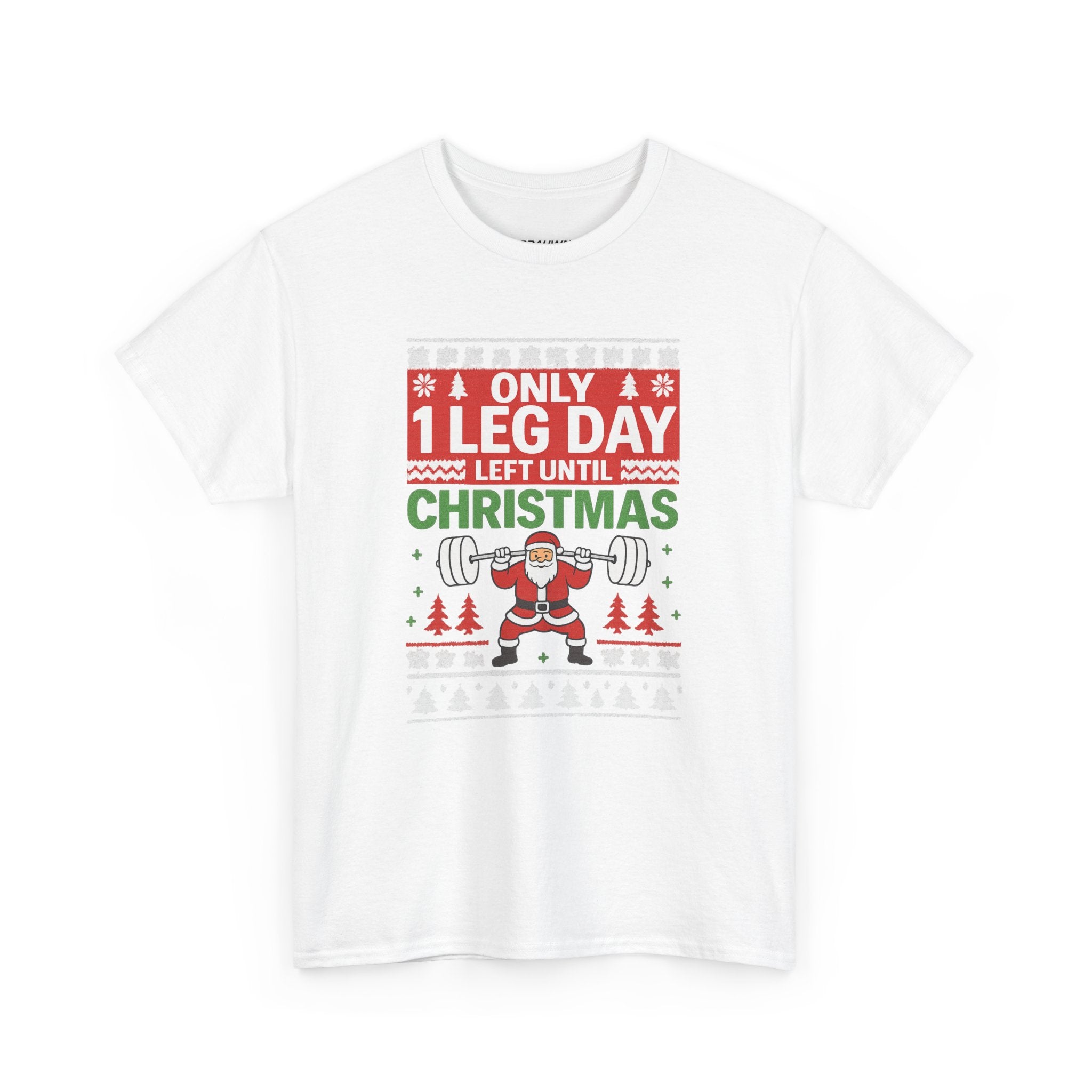 Leg Day Christmas Countdown Tee