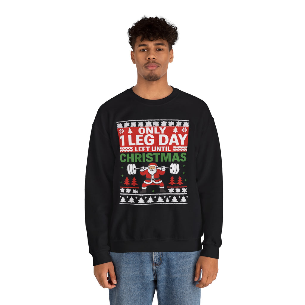 Leg Day Christmas Countdown Crewneck