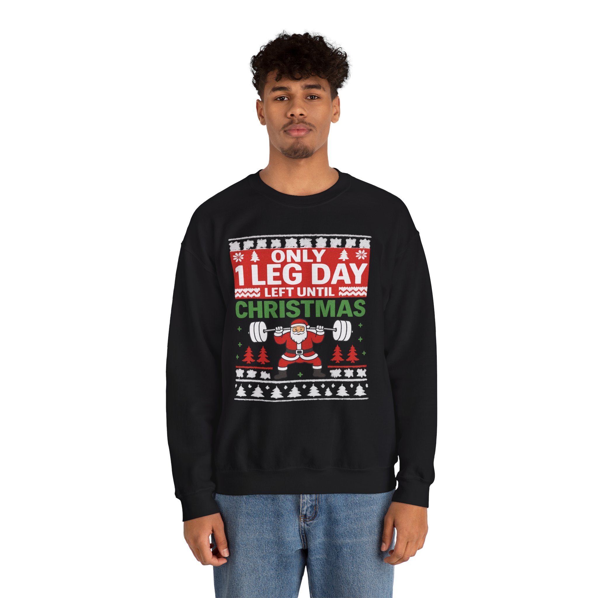 Leg Day Christmas Countdown Crewneck