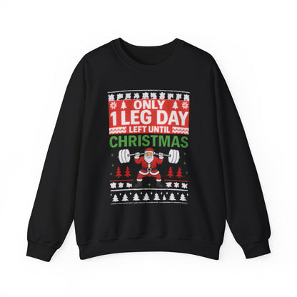 Leg Day Christmas Countdown Crewneck