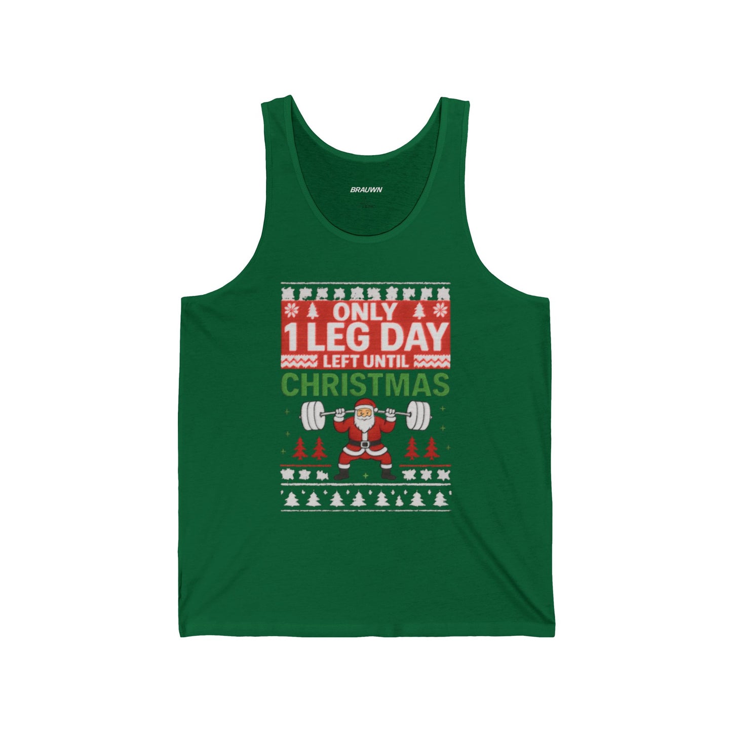 Leg Day Christmas Countdown Tank