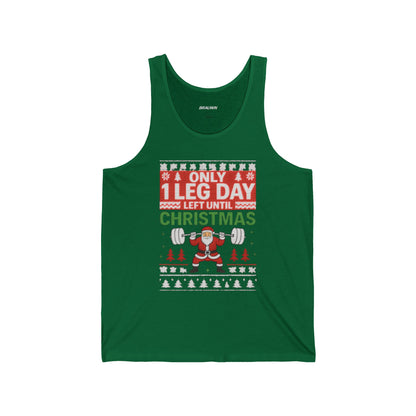 Leg Day Christmas Countdown Tank