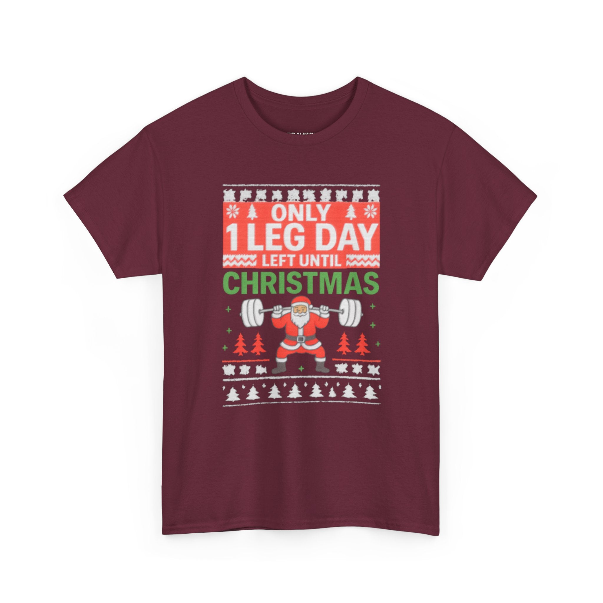 Leg Day Christmas Countdown Tee