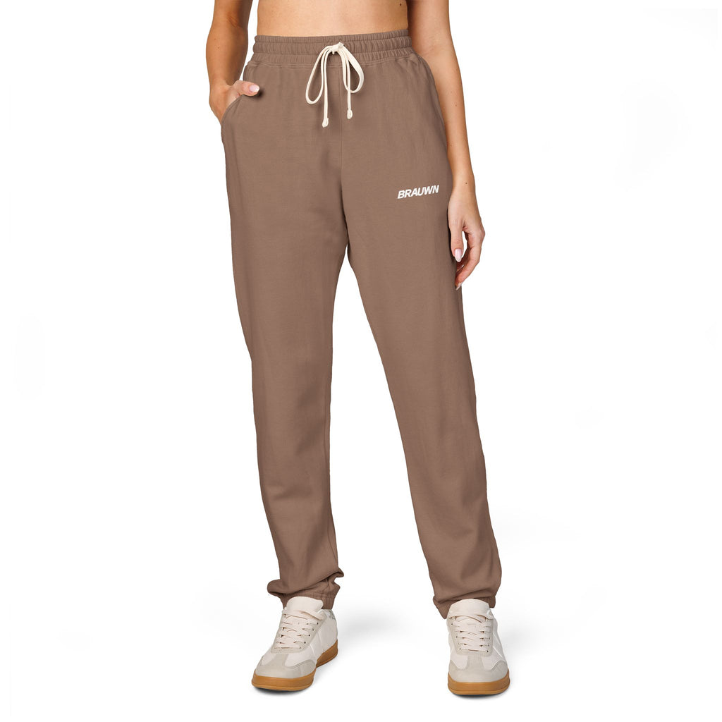 Brauwn Classic Garment-Dyed Fleece Sweatpants