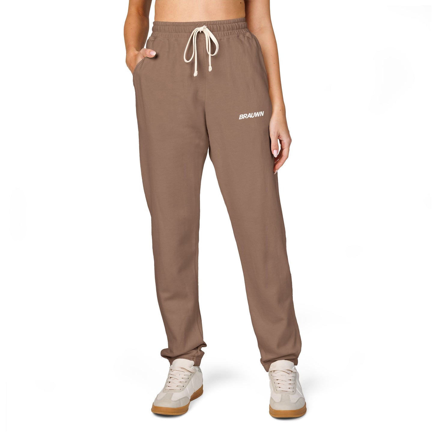 Brauwn Classic Garment-Dyed Fleece Sweatpants