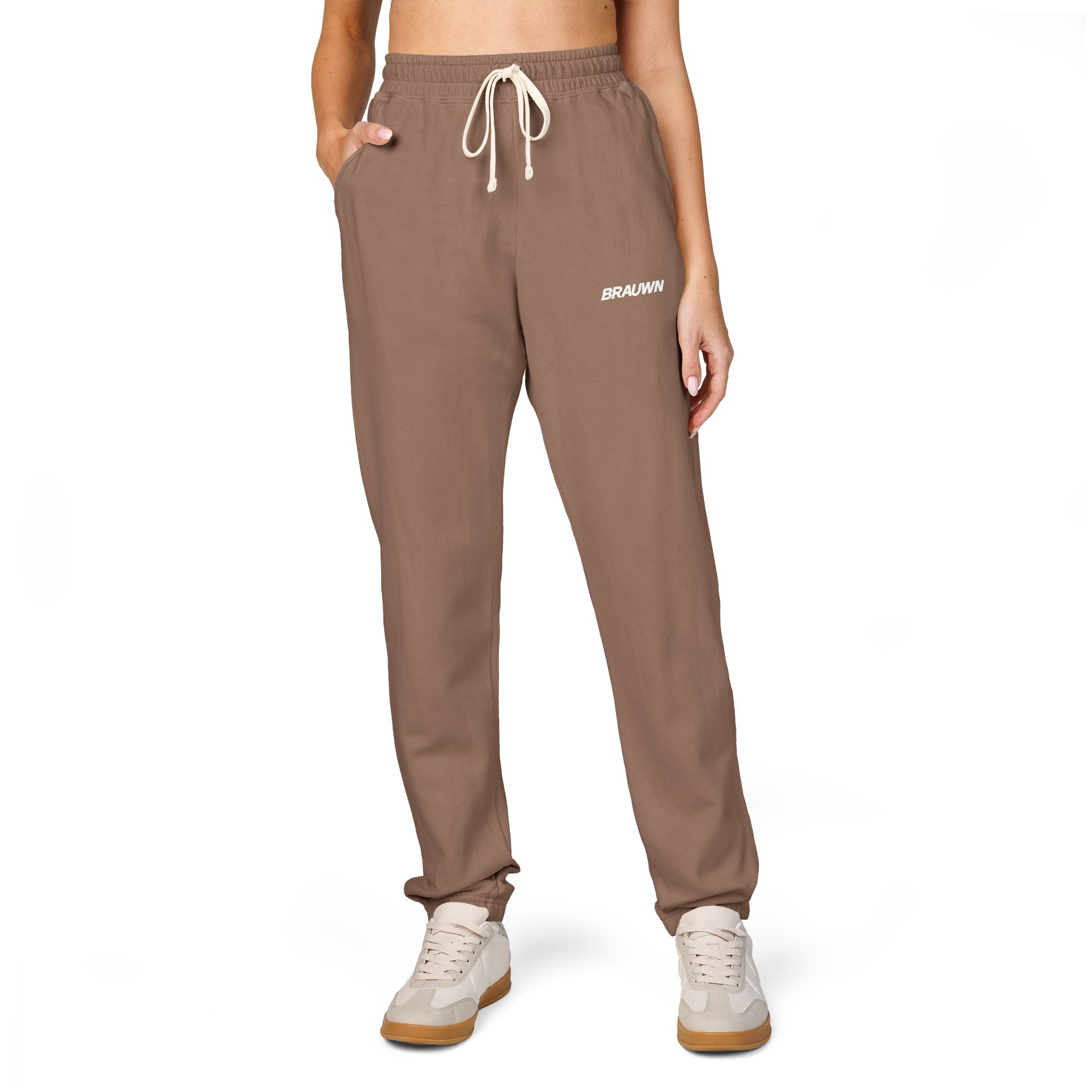 Brauwn Classic Garment-Dyed Fleece Sweatpants