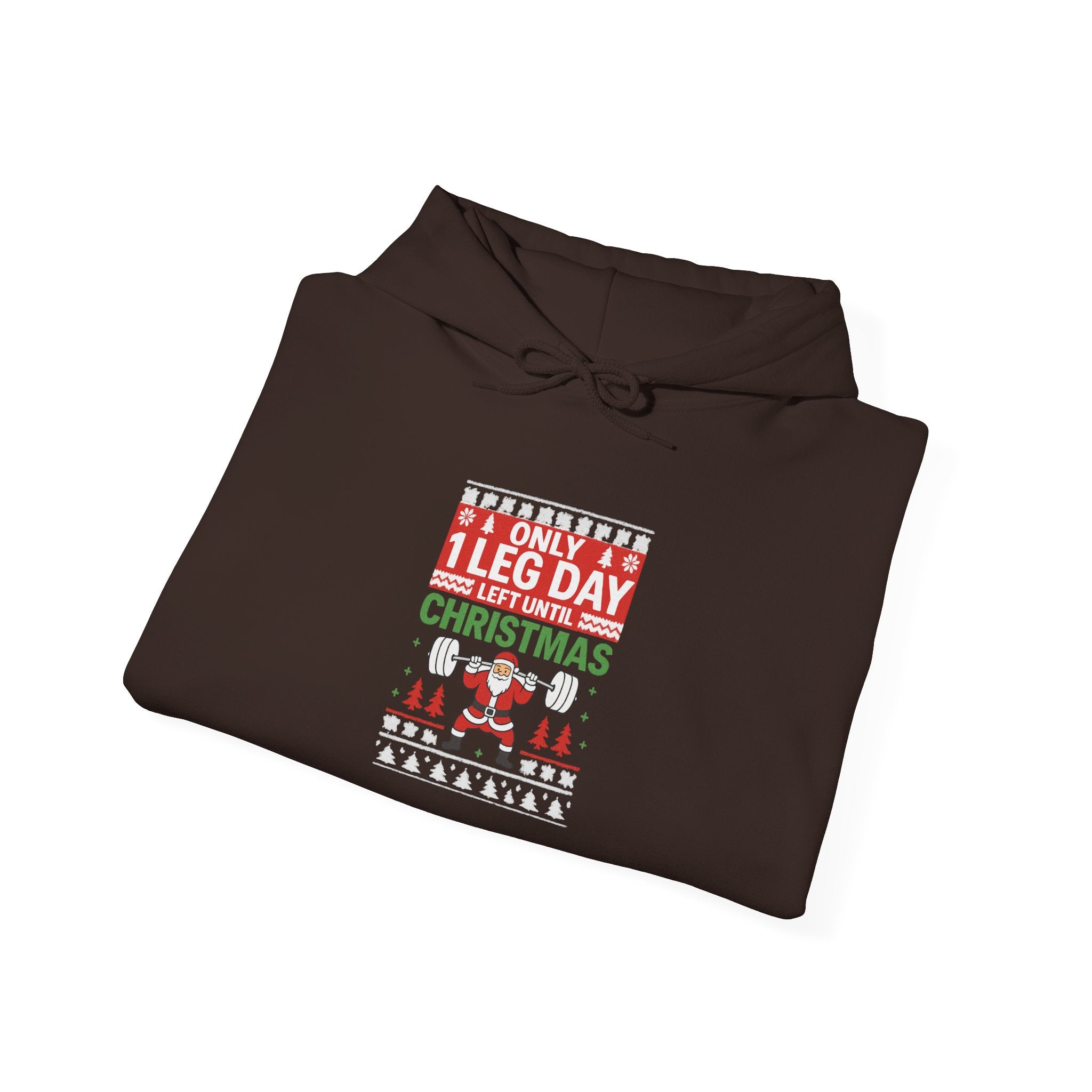 Leg Day Christmas Countdown Hoodie