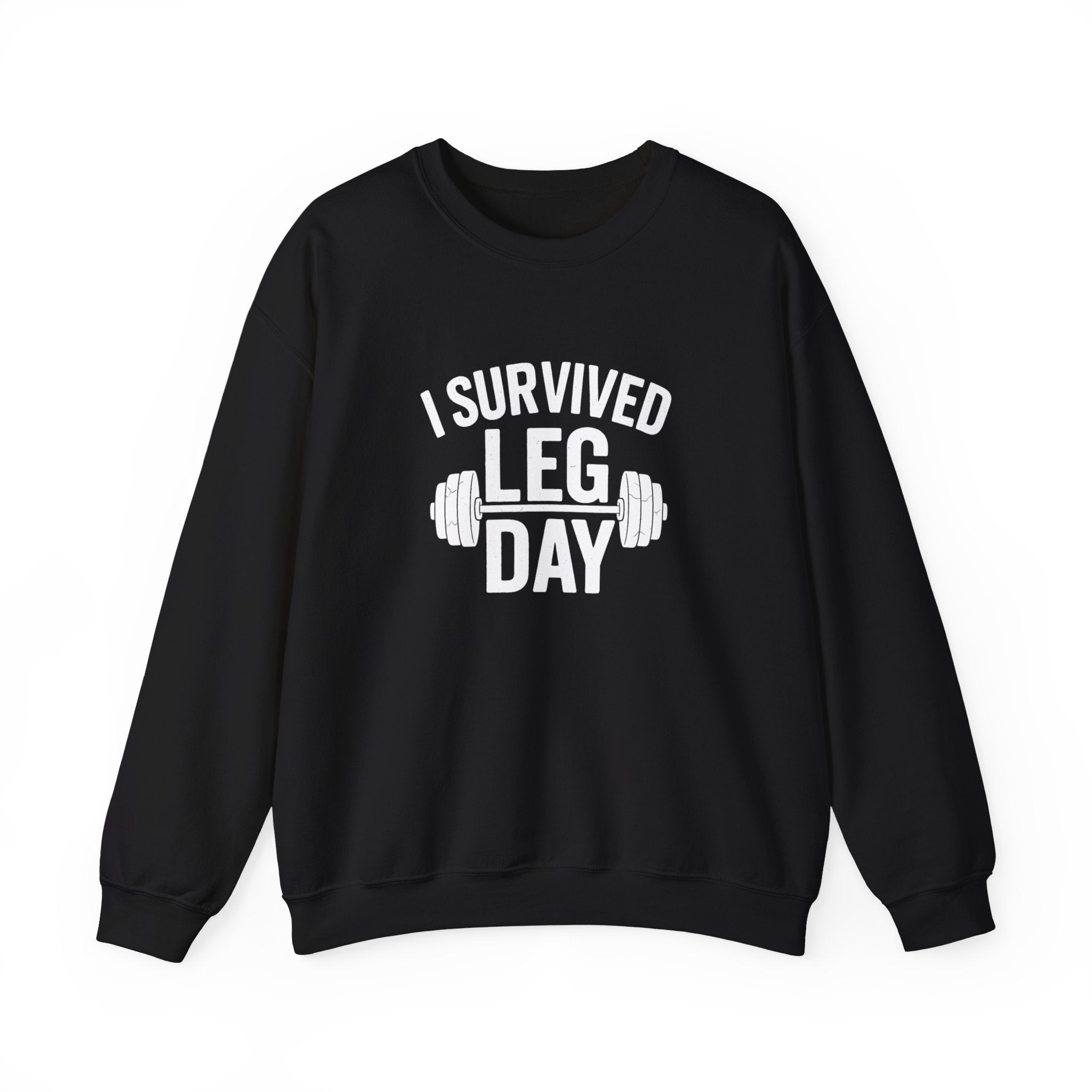 I Survived Leg Day Crewneck Sweatshirt