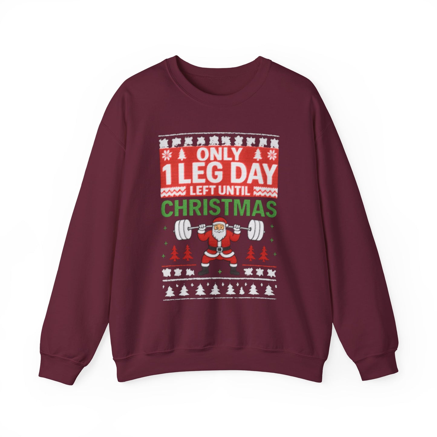 Leg Day Christmas Countdown Crewneck