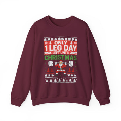 Leg Day Christmas Countdown Crewneck