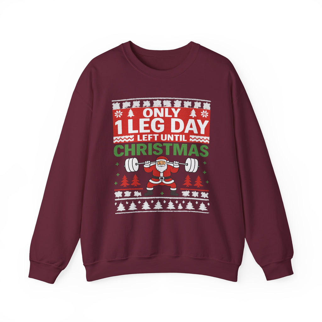 Leg Day Christmas Countdown Crewneck