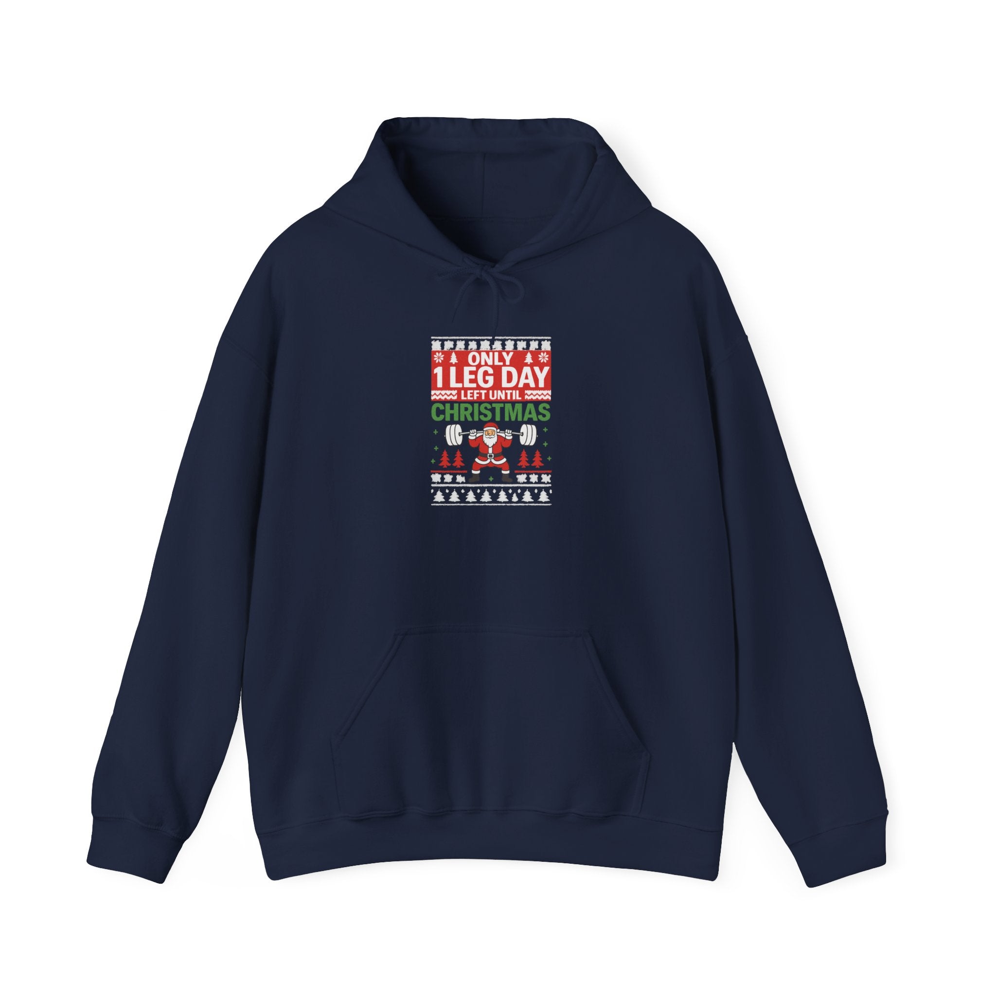 Leg Day Christmas Countdown Hoodie