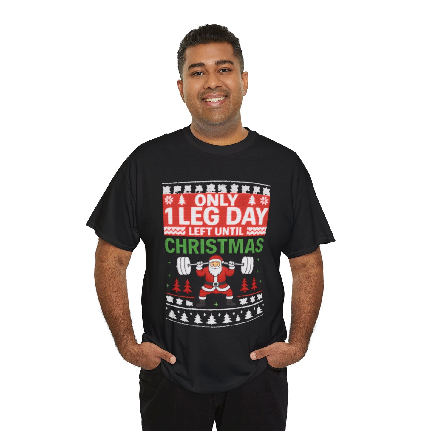 Leg Day Christmas Countdown Tee