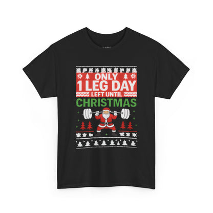 Leg Day Christmas Countdown Tee