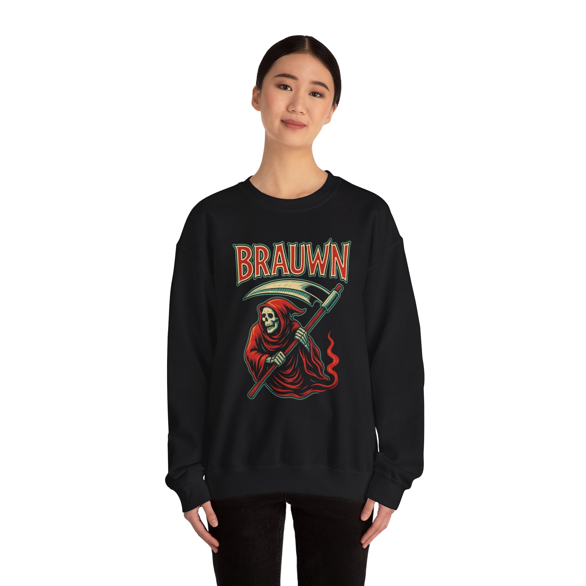 Brauwn Grim Reaper Crewneck