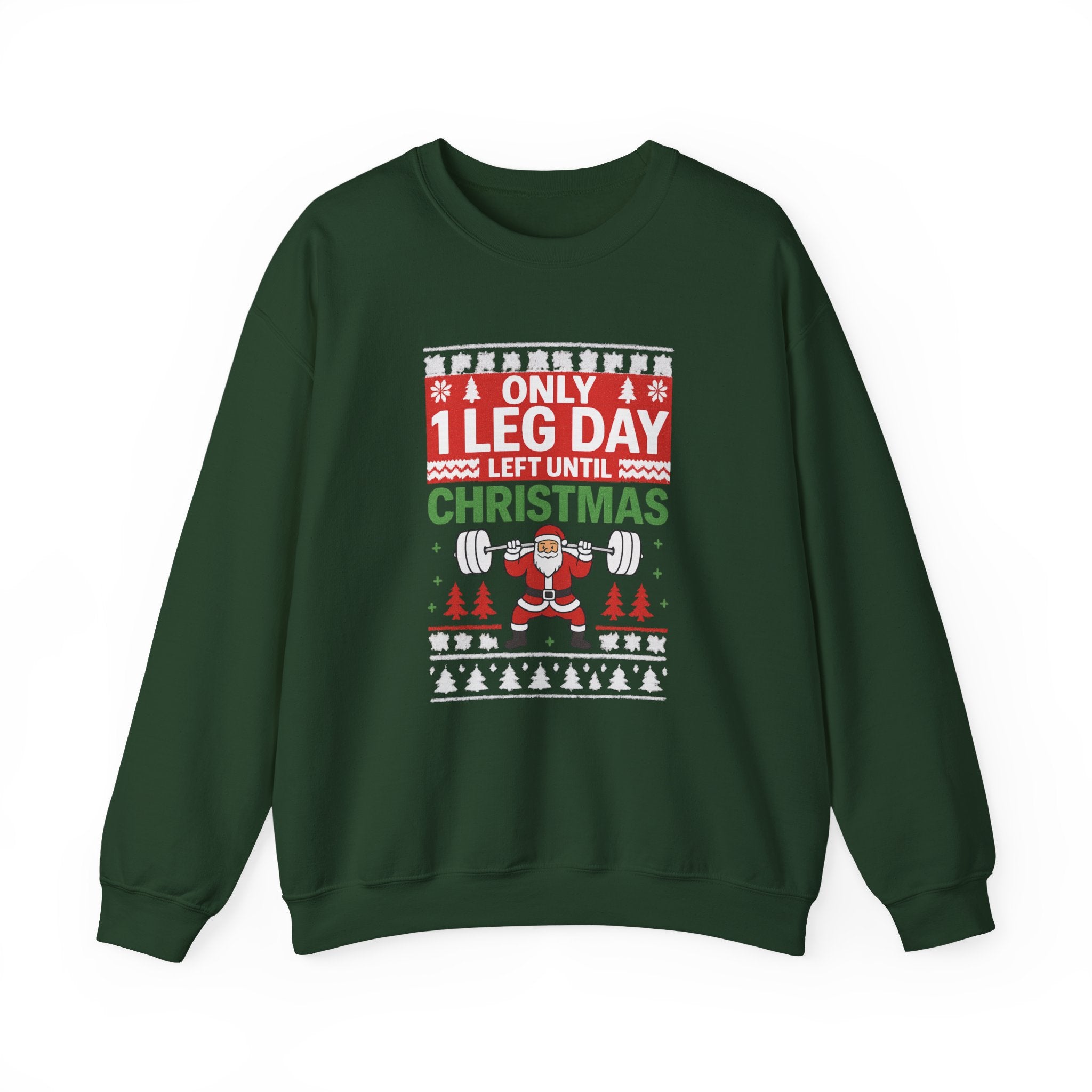 Leg Day Christmas Countdown Crewneck