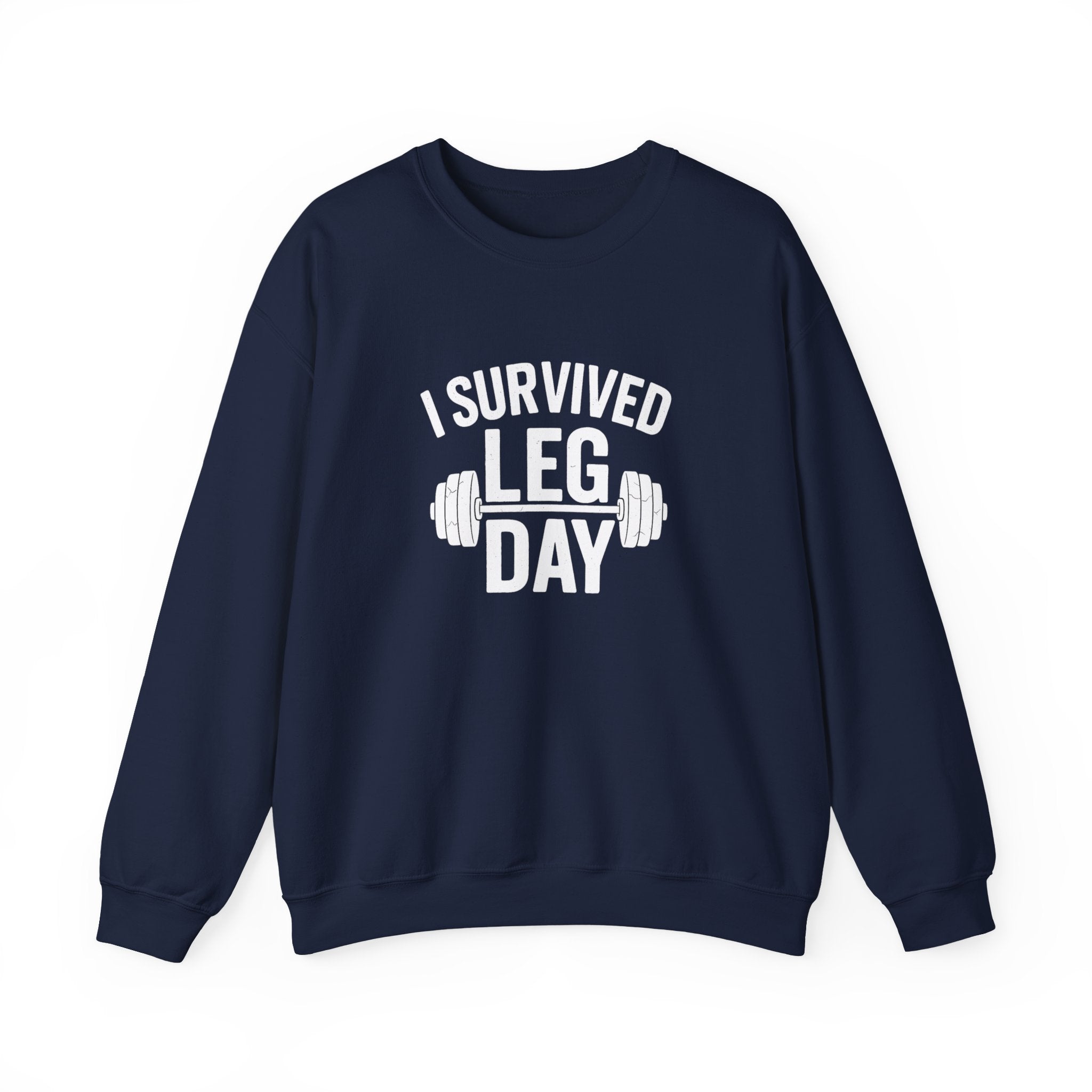 I Survived Leg Day Crewneck Sweatshirt