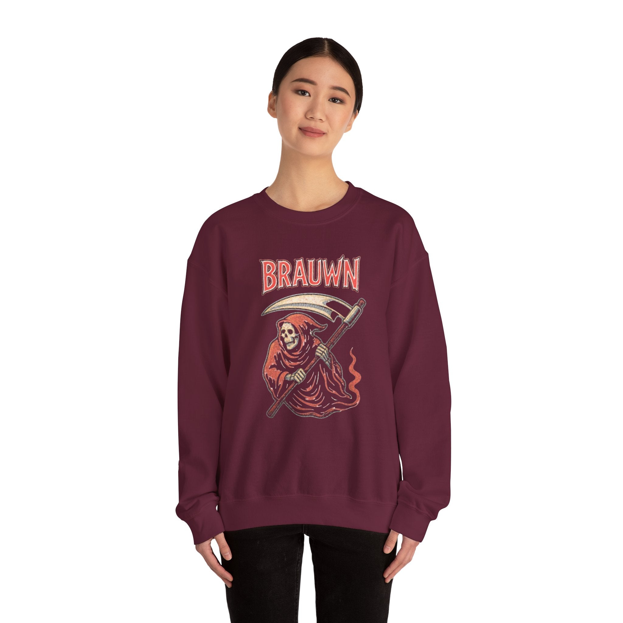 Brauwn Grim Reaper Crewneck
