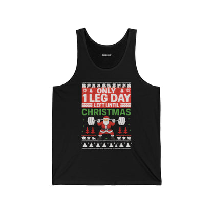 Leg Day Christmas Countdown Tank