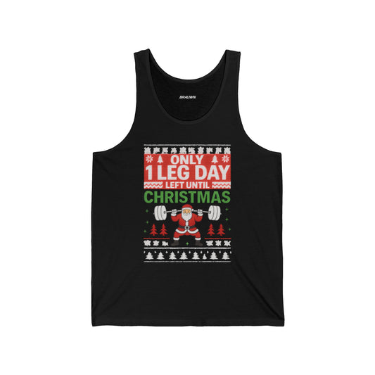 Leg Day Christmas Countdown Tank