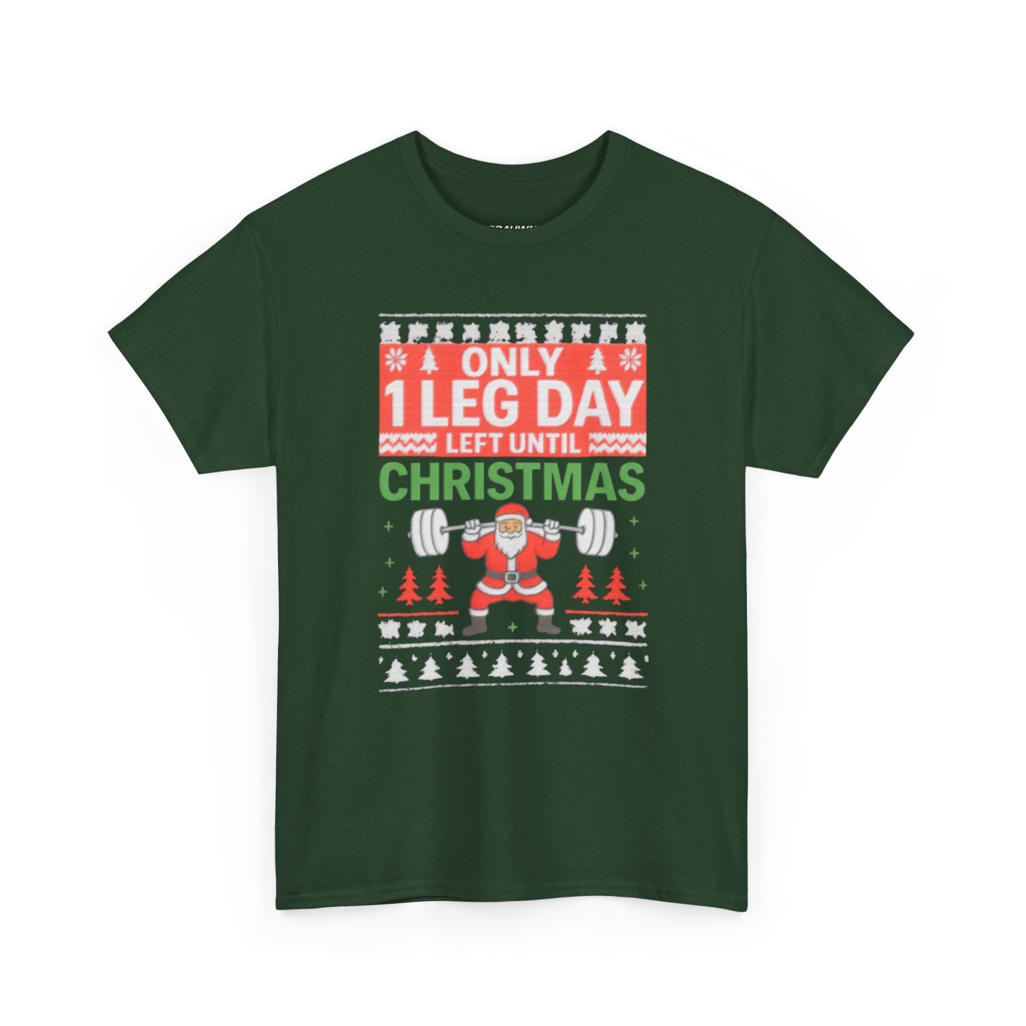 Leg Day Christmas Countdown Tee