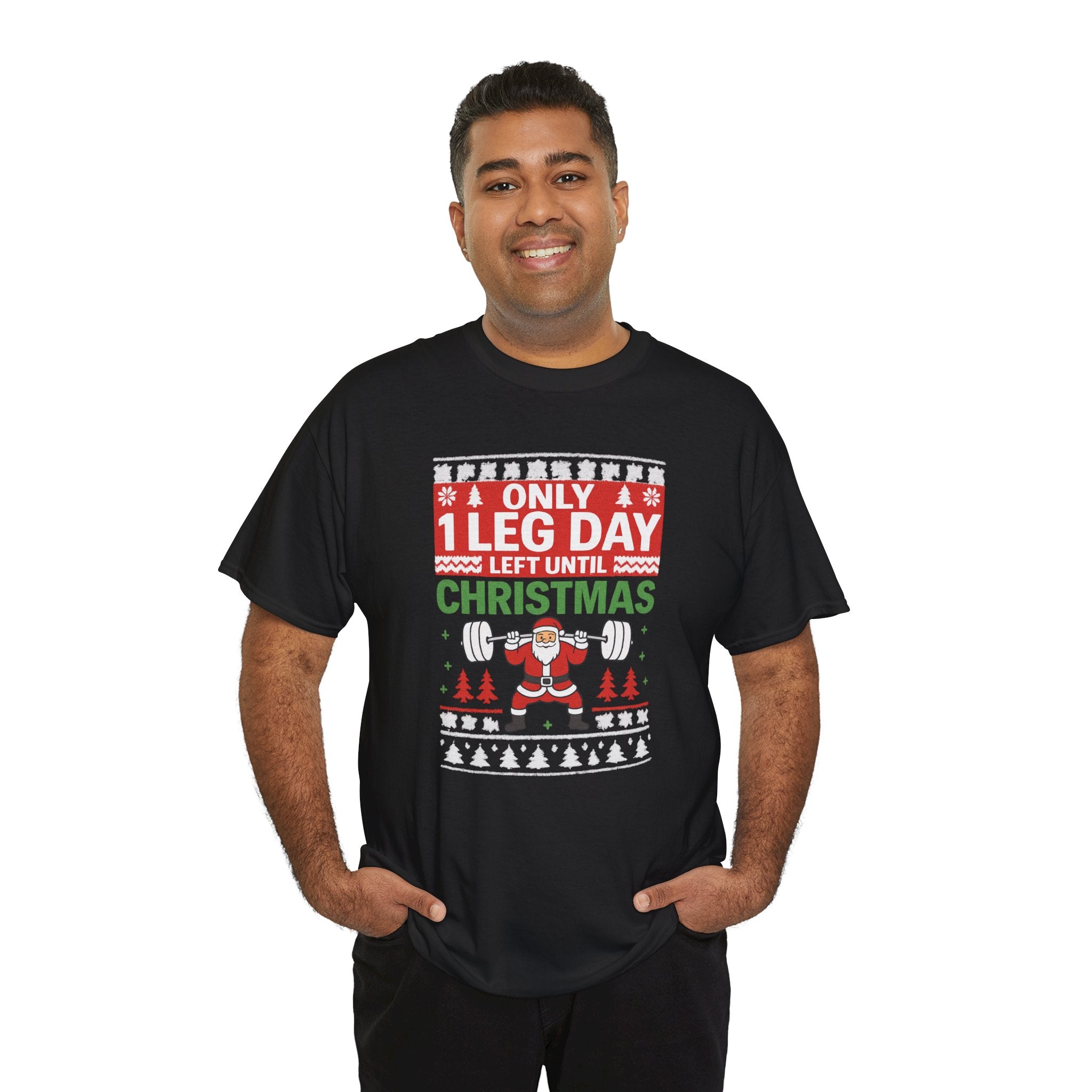 Leg Day Christmas Countdown Tee