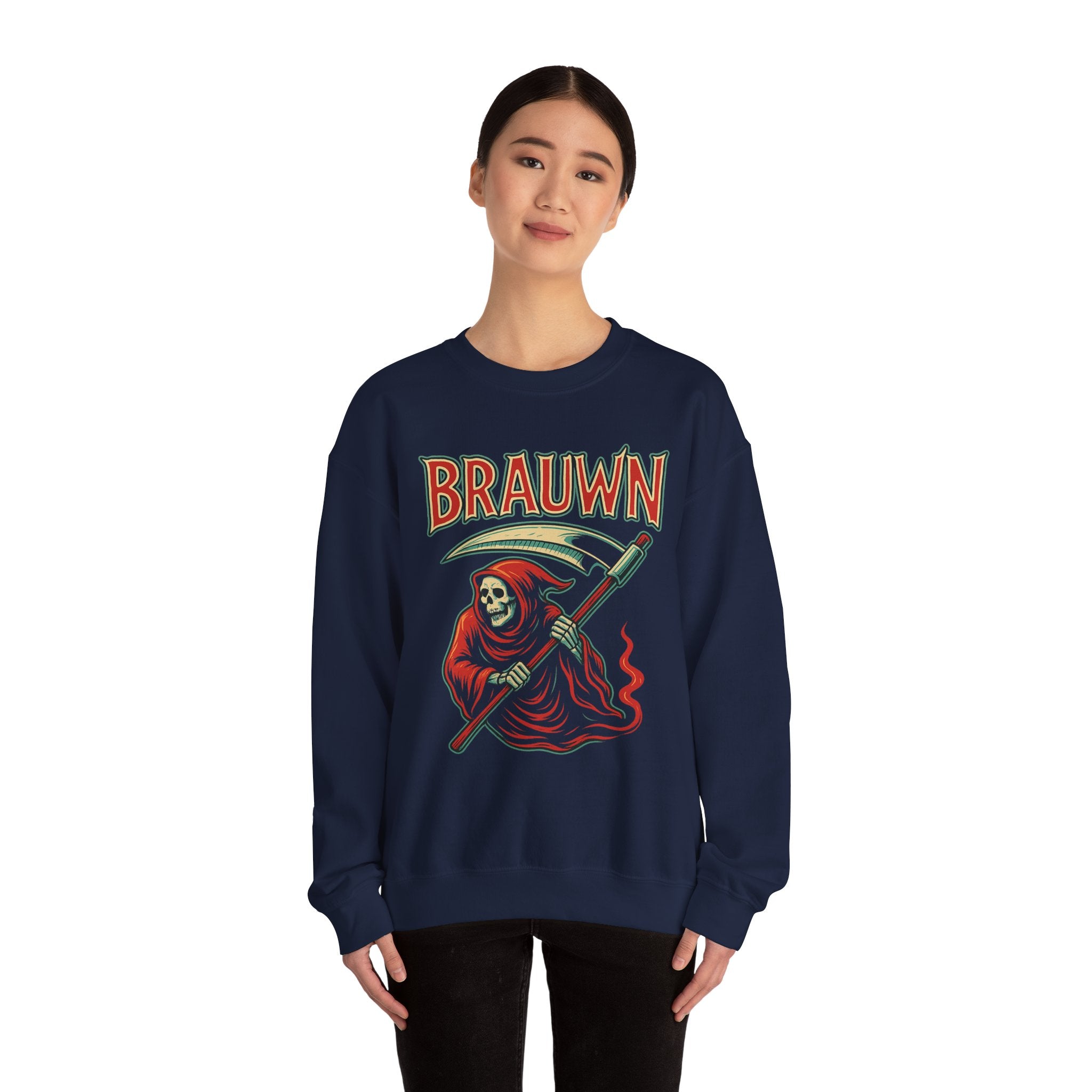 Brauwn Grim Reaper Crewneck