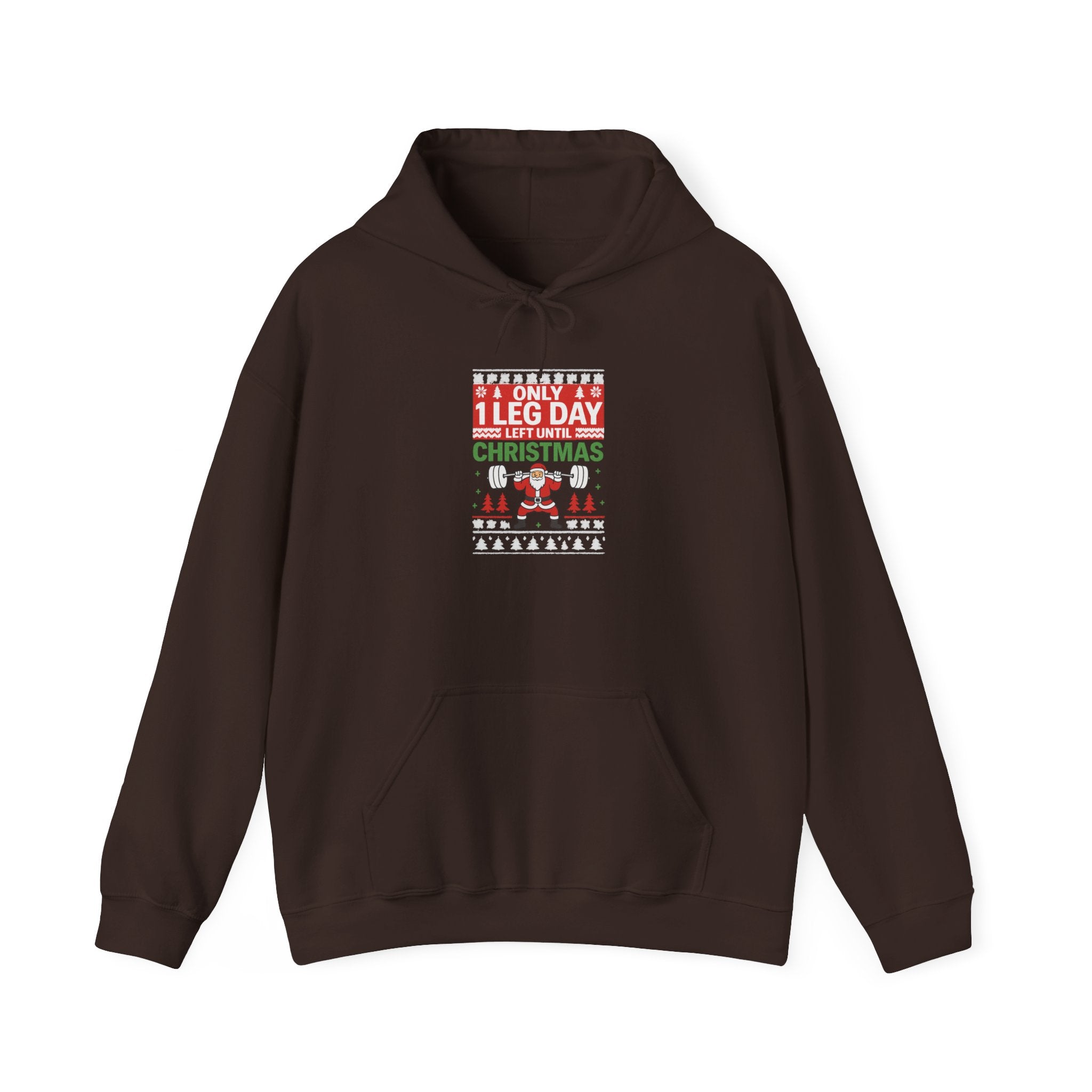 Leg Day Christmas Countdown Hoodie