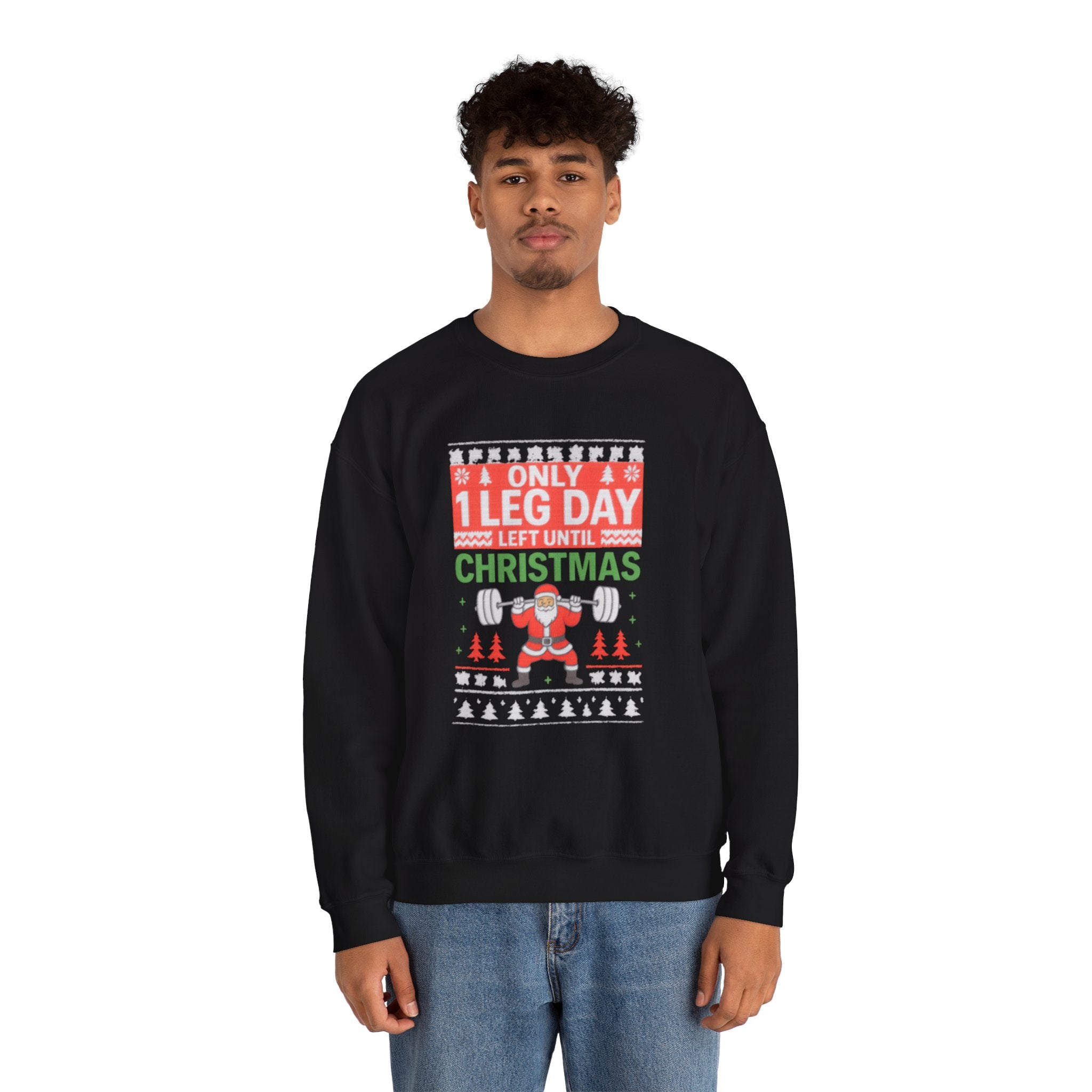 Leg Day Christmas Countdown Crewneck