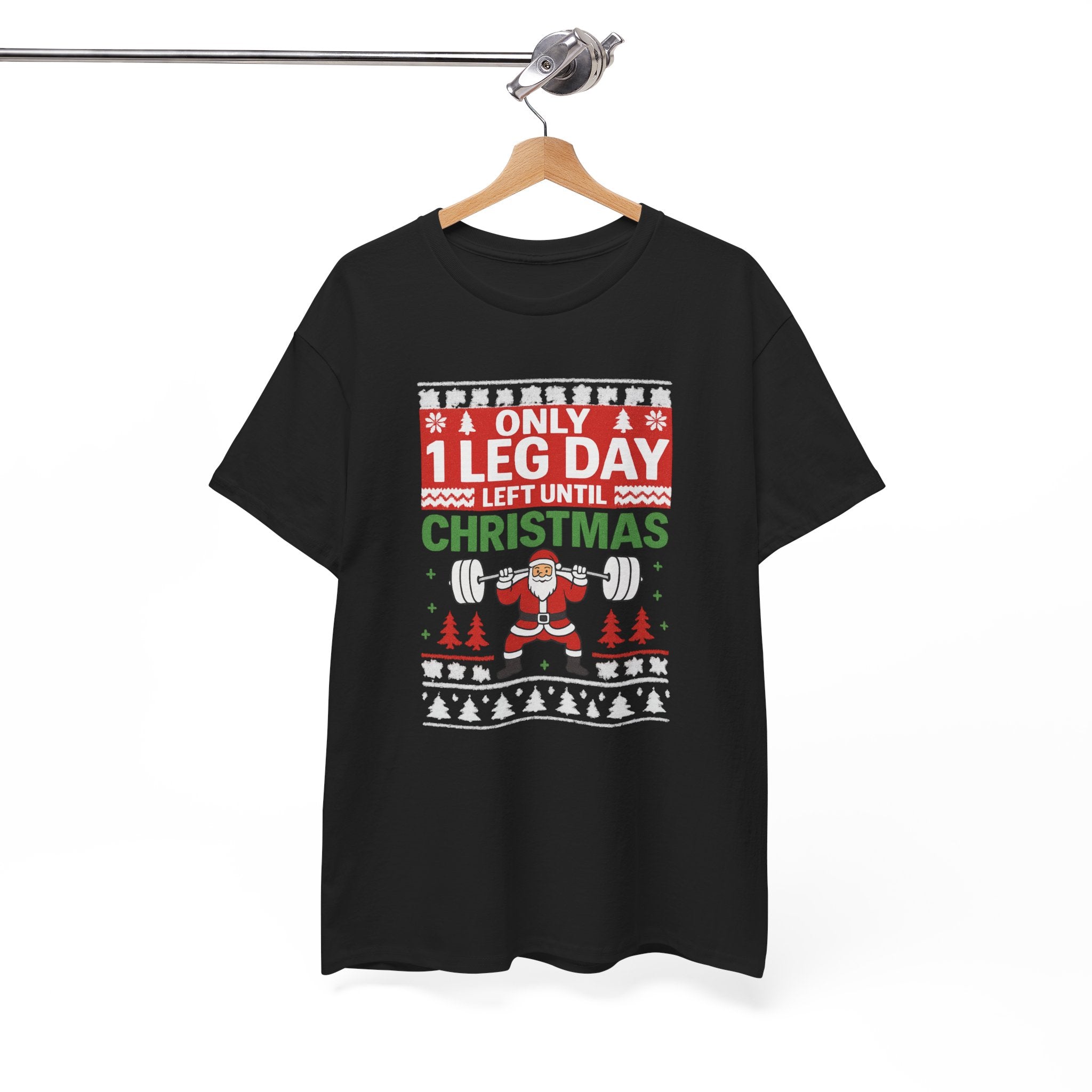 Leg Day Christmas Countdown Tee