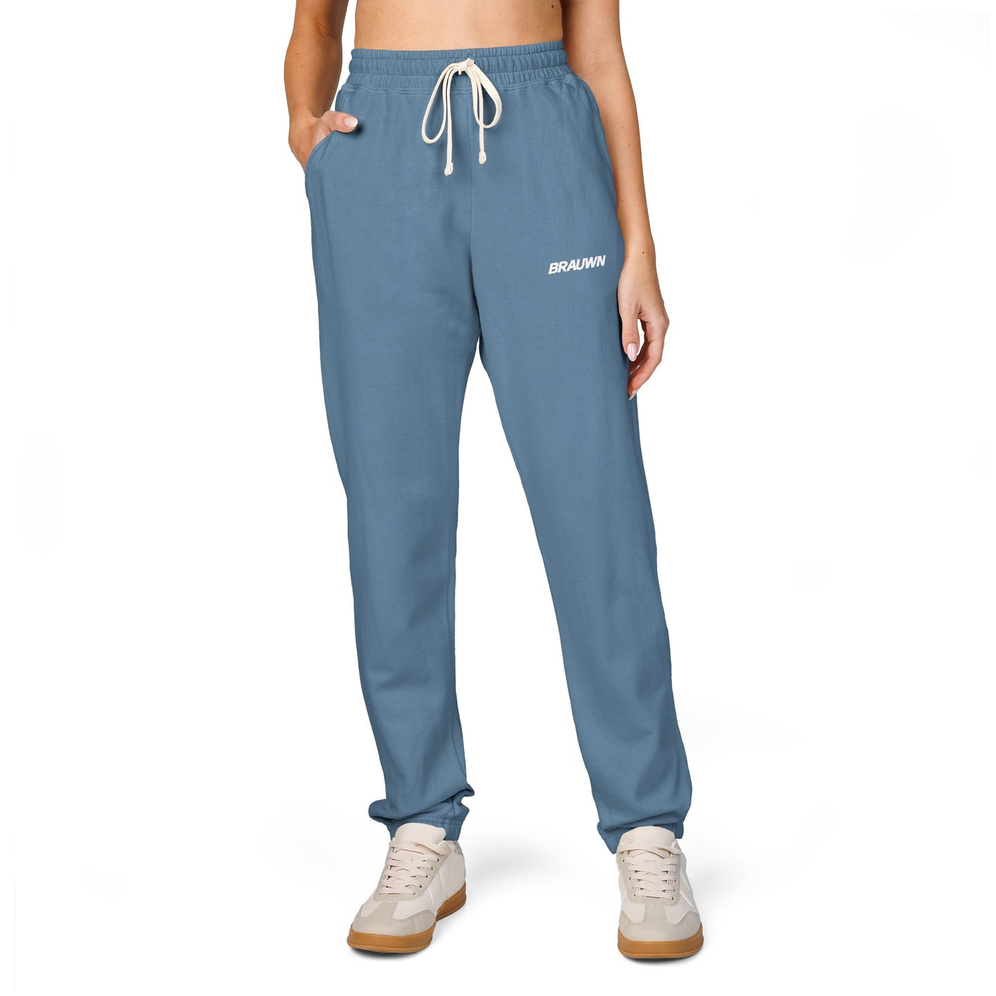 Brauwn Classic Garment-Dyed Fleece Sweatpants
