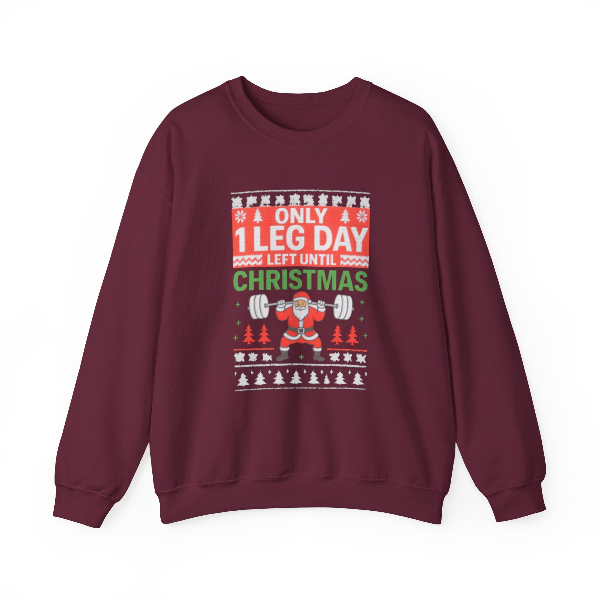 Leg Day Christmas Countdown Crewneck